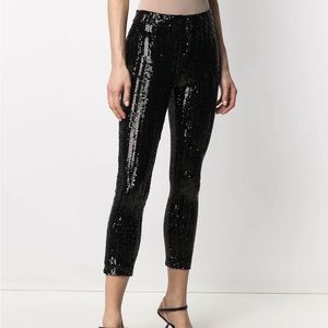 SOLD EB Isabel Marant Sequin Black Pants sz FR 36 US Small